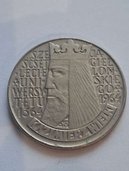 10 zł Kazimierz Wielki wklęsły 1964 r