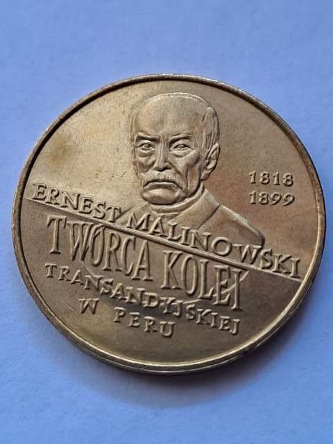 2 zł Ernest Malinowski 1999 r
