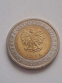 5 zł Zamek Królewski 2014 r