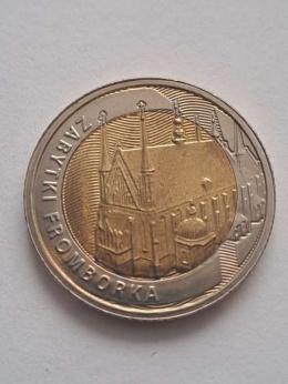 5 zł Zabytki Fromborka 2019 r
