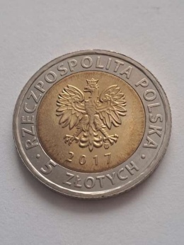 5 zł Centralny Okręg Przemysłowy 2017 r