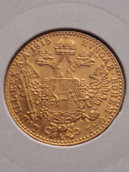 Austria Dukat 1915 r nowe bicie