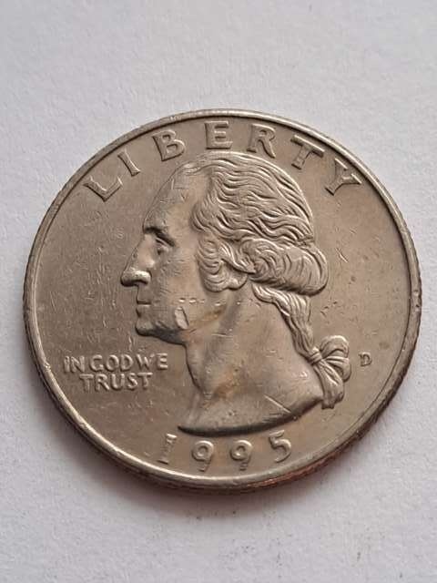 USA 1/4 Dollara Waszyngton 1995 r D