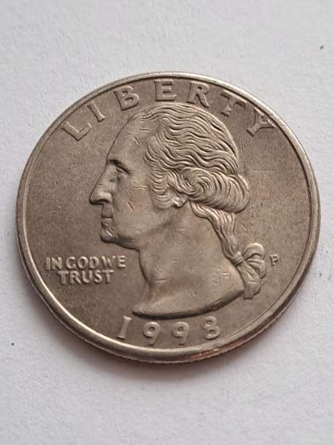 USA 1/4 Dollara Waszyngton 1998 r P