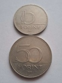 Węgry 10 i 50 Forintów 2012-2001 r