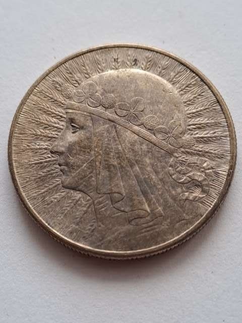 10 zł Głowa Kobiety 1932 r bez znaku