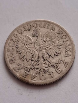 2 zł Głowa Kobiety 1933 r