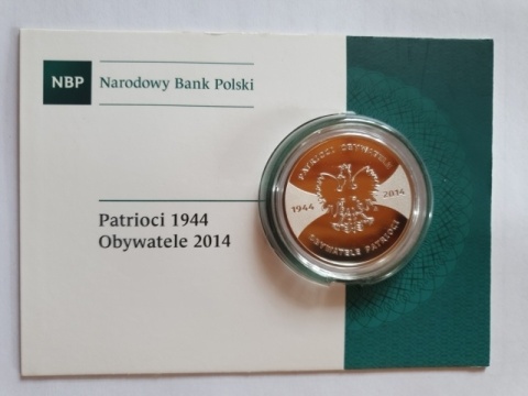 20 zł Patrioci 1944 Obywatele 2014 r