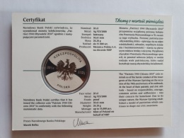 20 zł Patrioci 1944 Obywatele 2014 r