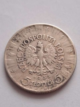 5 zł Józef Piłsudski 1935 r
