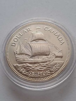 Kanada 1 Dolar Żaglowiec Griffon 1979 r
