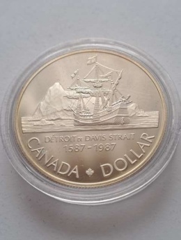 Kanada 1 Dolar Cieśnina Davisa 1987 r