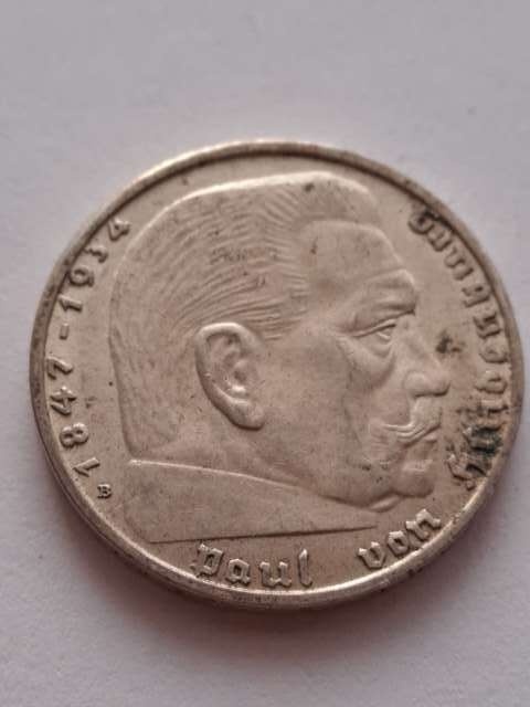 Niemcy 2 Marki Hindenburg 1938 r B