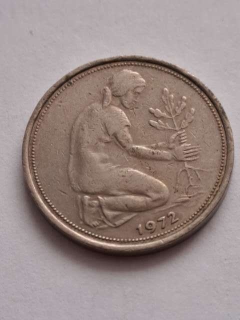 Niemcy 50 Pfenning I 1972 r F