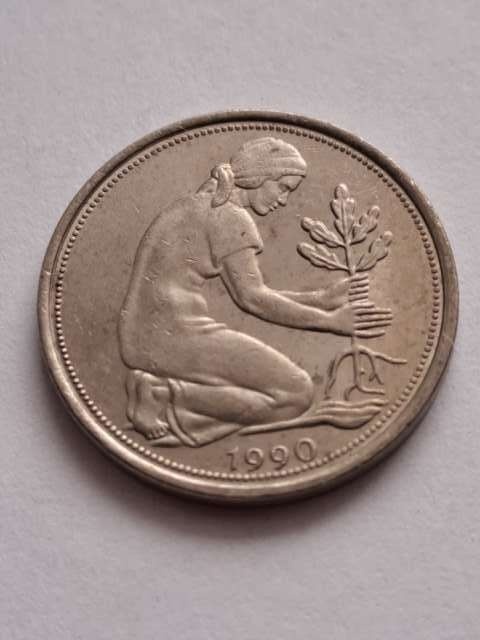 Niemcy 50 Pfenning I 1990 r J