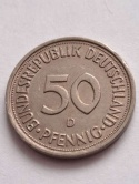 Niemcy 50 Pfenning I 1975 r D