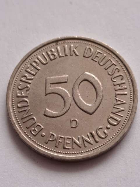Niemcy 50 Pfenning I 1990 r D