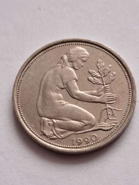 Niemcy 50 Pfenning I 1990 r D