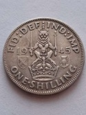 Wielka Brytania 1 Szyling Jerzy VI 1945 r