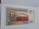 Banknot 20 zł Niepodległość 2018 r stan UNC