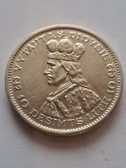 Litwa 10 Litów 1936 r