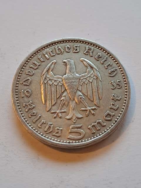 Niemcy 5 Marek Hindenburg 1935 r A