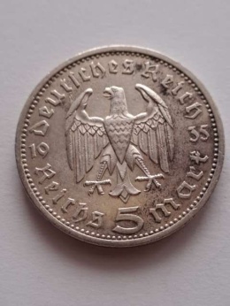 Niemcy 5 Marek Hindenburg 1935 r E