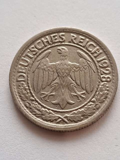 Niemcy 50 Pfenning 1928 r F