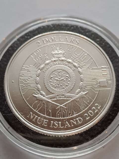 Niue Island Bitcoin 2 dolary 2022 r