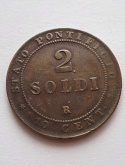 Państwo Kościelne 2 Soldi 1867 r