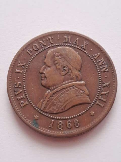 Państwo Kościelne 4 Soldi 1868 r