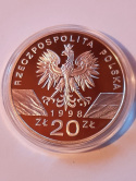 20 zł Ropucha Paskówka 1998 rok 20 zł Ropucha Paskówka 1998 rok