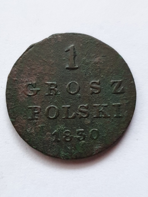 Królestwo Polskie 1 Grosz 1830 r Królestwo Polskie 1 Grosz 1830 r