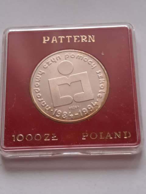 1000 zł Narodowy Czyn Pomocy Szkole 1986 r próba