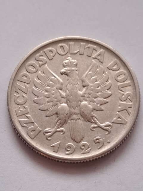 2 zł Żniwiarka 1925 r kropka