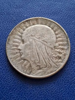 5 zł Głowa Kobiety 1933 r