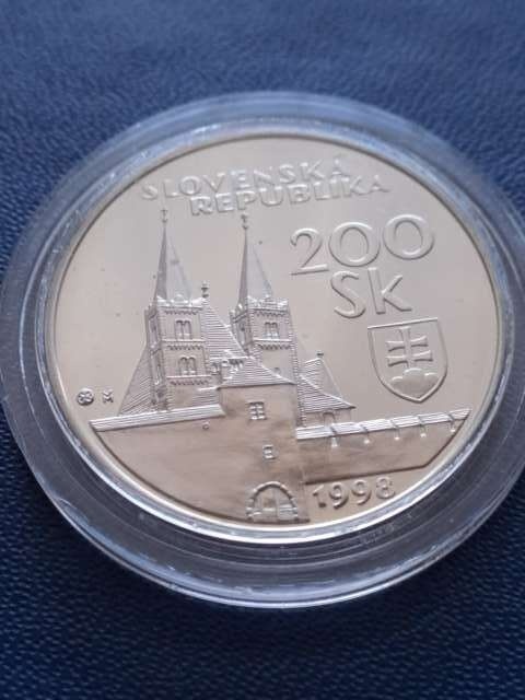 Słowacja 200 Koron Zamek Spiski 1998 r