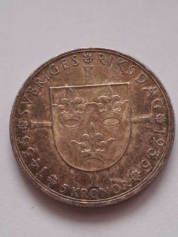 Szwecja 5 Koron Parlament 1935 r