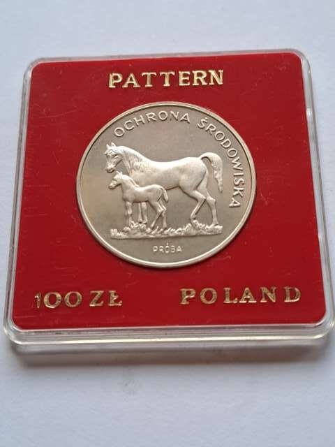 100 zł Ochrona Środowiska Konie 1981 r