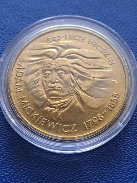 2 zł Adam Mickiewicz 1998 r