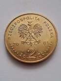 2 zł Szlak Bursztynowy 2001 r