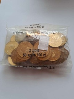 2 zł Jan Paweł II 2005 r worek 50 szt