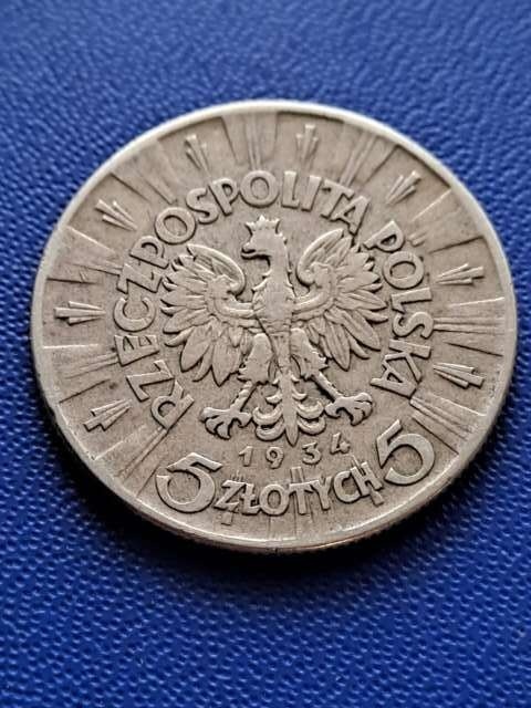 5 zł Józef Piłsudski 1934 r