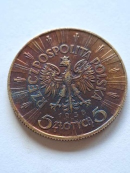 5 zł Józef Piłsudski 1938 r