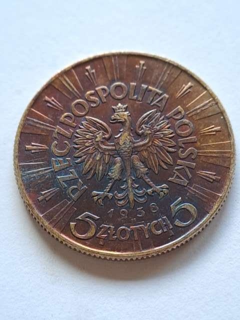 5 zł Józef Piłsudski 1938 r