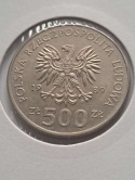 500 zł Władysław II Jagiełło 1989 r