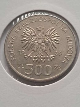 500 zł Władysław II Jagiełło 1989 r