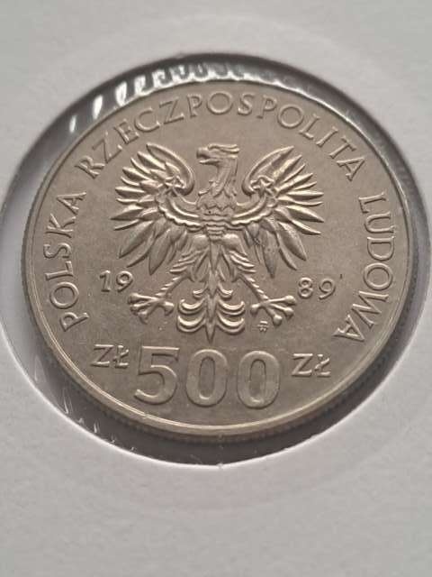 500 zł Władysław II Jagiełło 1989 r