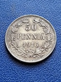 Finlandia 50 Pennia Mikołaj II 1916 r