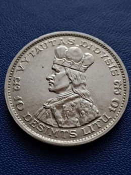 Litwa 10 Litów 1936 r